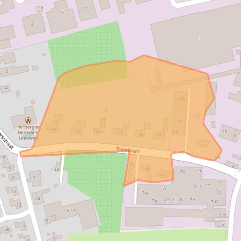 Kaart van postcodegebied 6658AB.