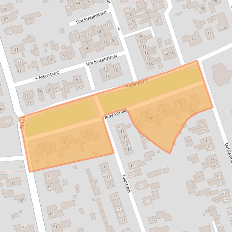 Kaart van postcodegebied 6658WV.
