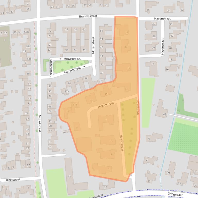 Kaart van postcodegebied 6661BR.