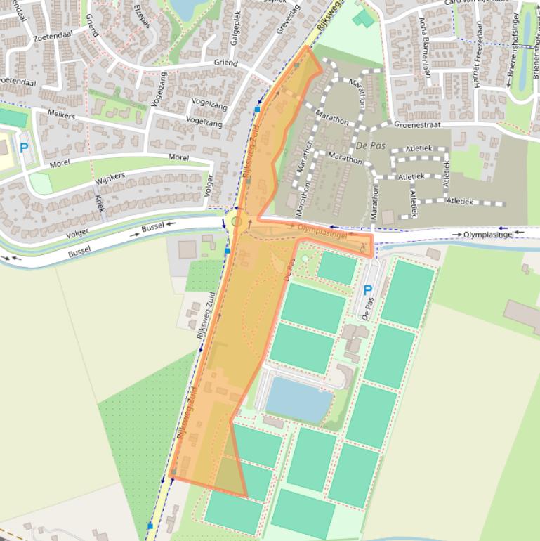 Kaart van postcodegebied 6662KB.
