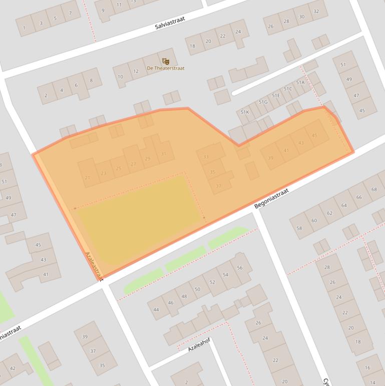 Kaart van postcodegebied 6663DB.