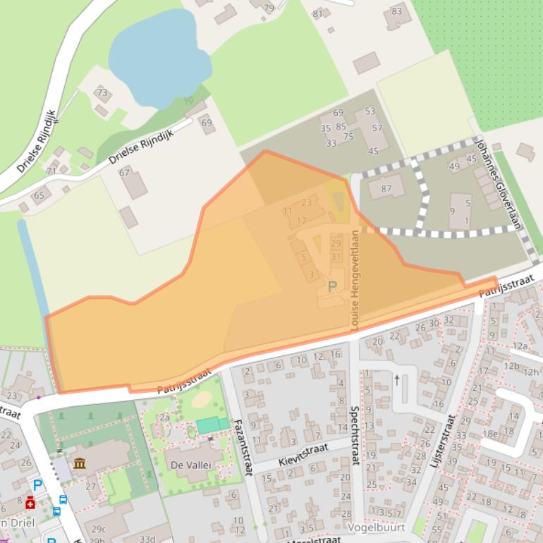 Kaart van postcodegebied 6665BX.