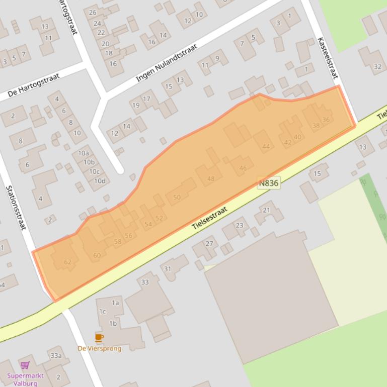 Kaart van postcodegebied 6675AE.