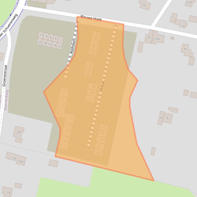 Kaart van postcodegebied 6686AK.