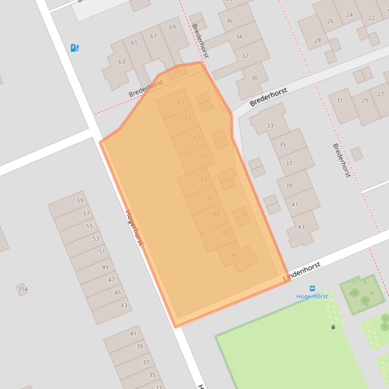 Kaart van postcodegebied 6714KB.