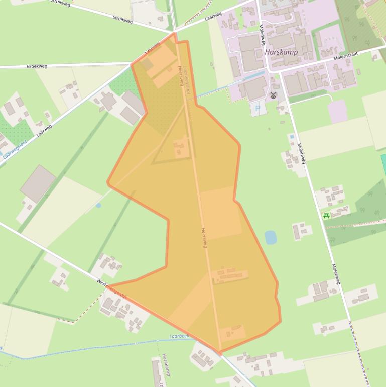 Kaart van postcodegebied 6732GV.
