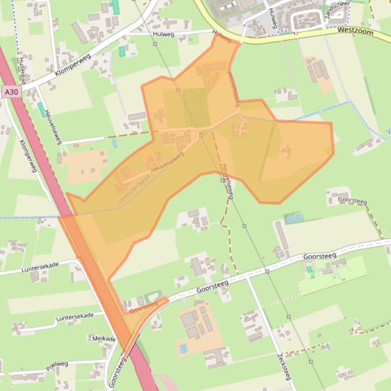 Kaart van postcodegebied 6741CK.