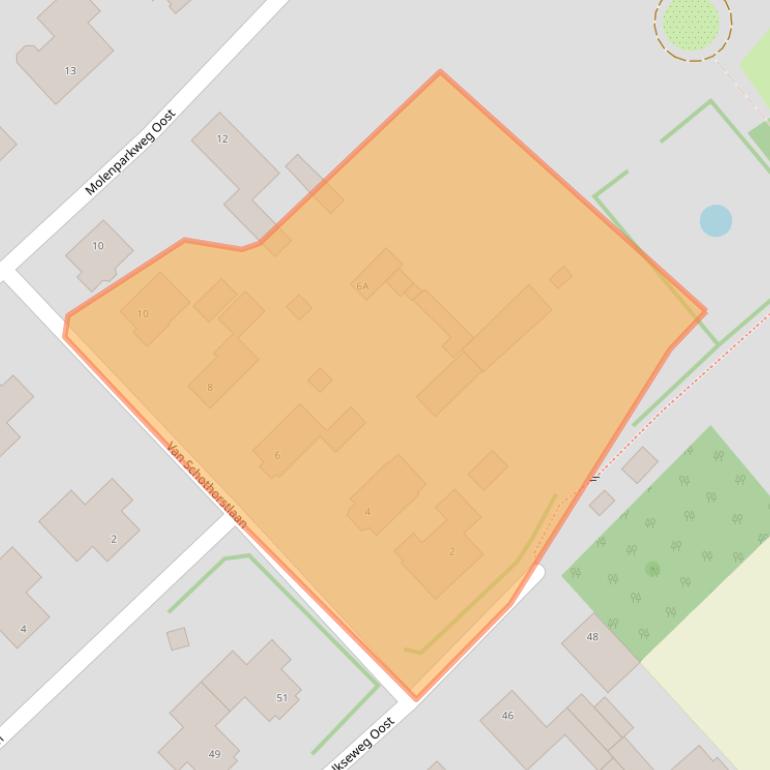 Kaart van postcodegebied 6741DM.