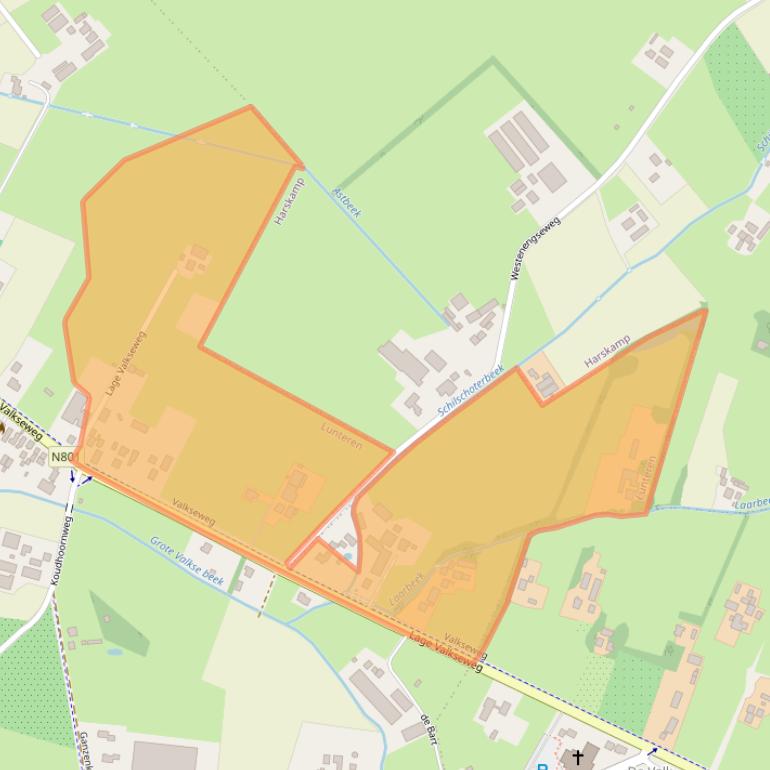 Kaart van postcodegebied 6741GD.