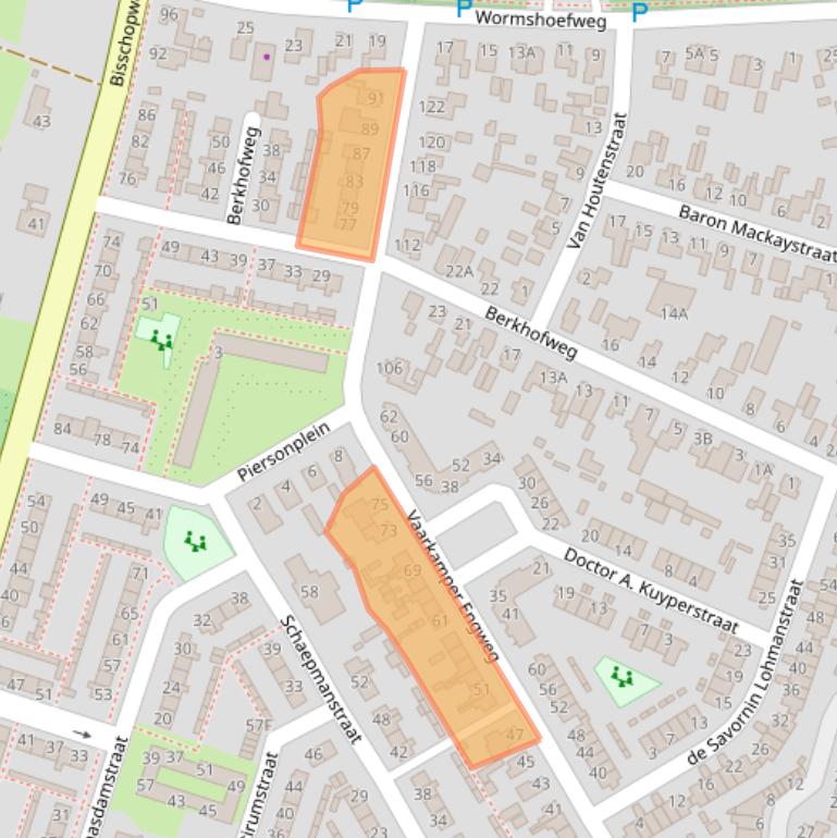 Kaart van postcodegebied 6741XV.