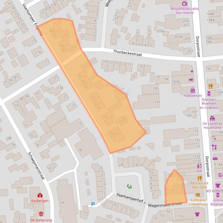 Kaart van postcodegebied 6741XW.