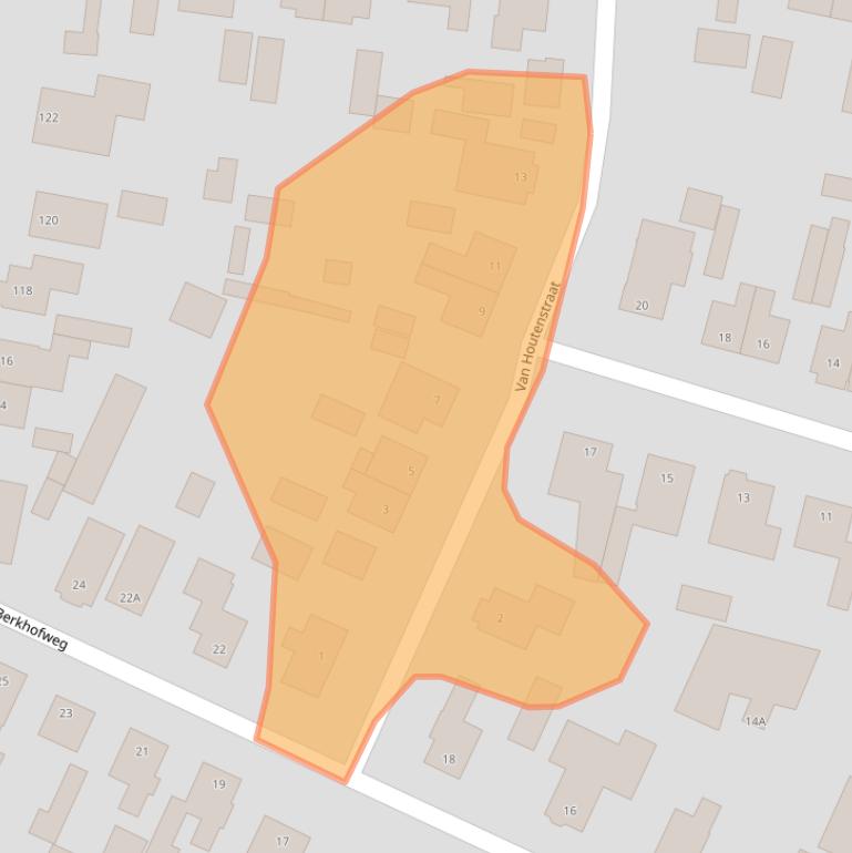 Kaart van postcodegebied 6741ZE.