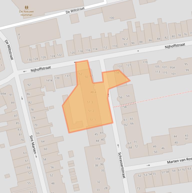 Kaart van postcodegebied 6821AG.