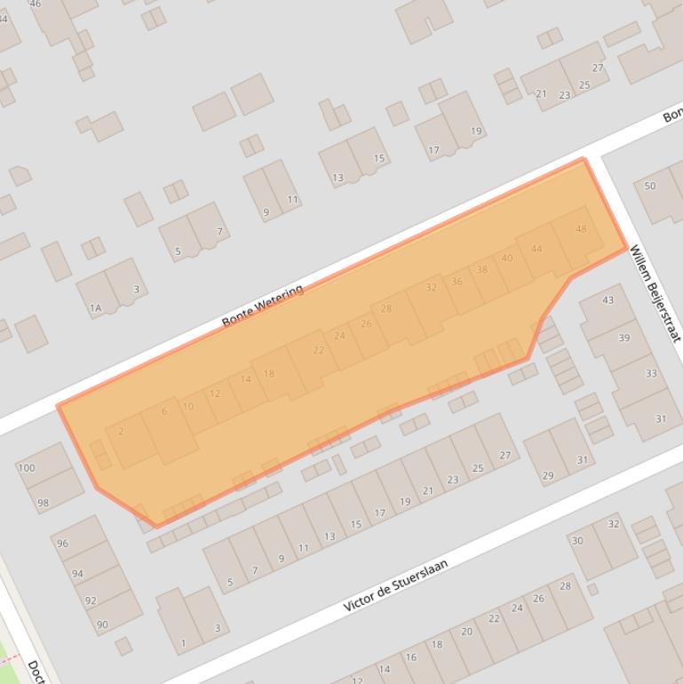 Kaart van postcodegebied 6823JD.