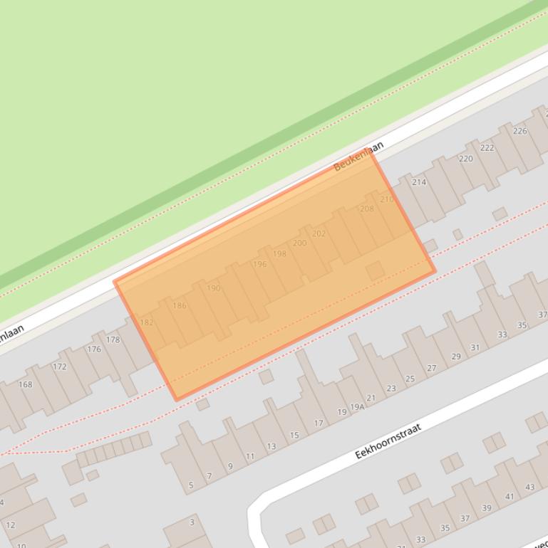 Kaart van postcodegebied 6823MJ.