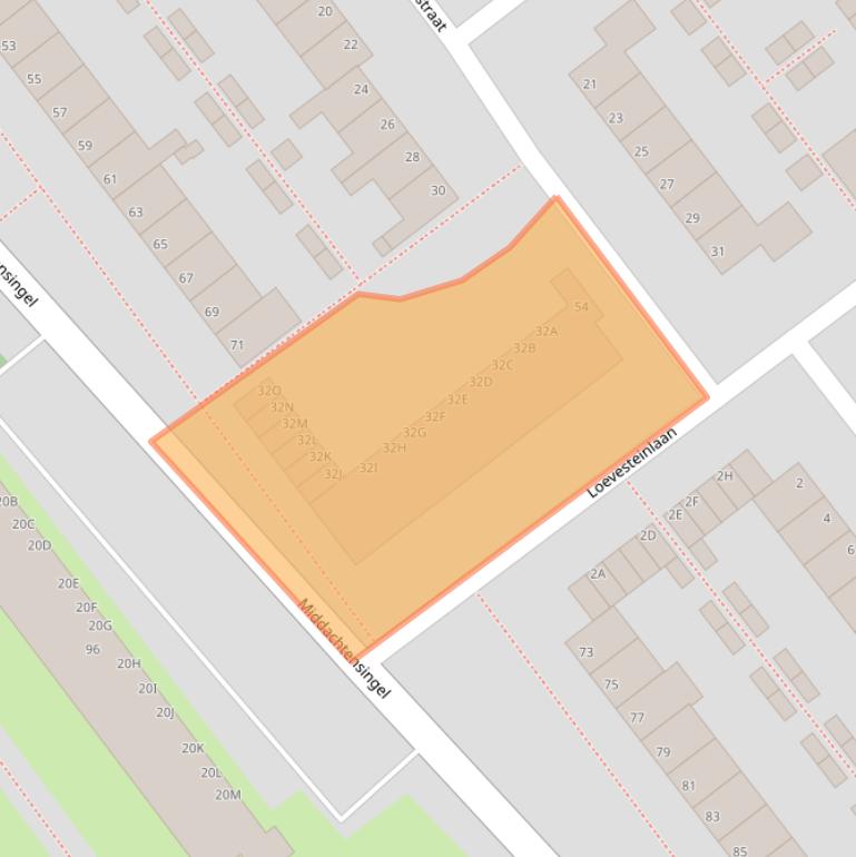 Kaart van postcodegebied 6825CL.