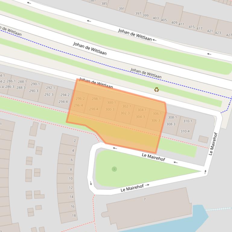 Kaart van postcodegebied 6828WX.