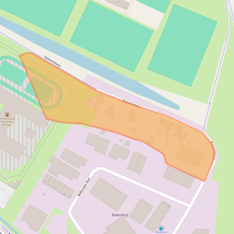 Kaart van postcodegebied 6833HD.