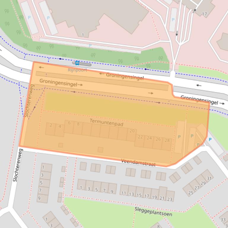 Kaart van postcodegebied 6835AA.