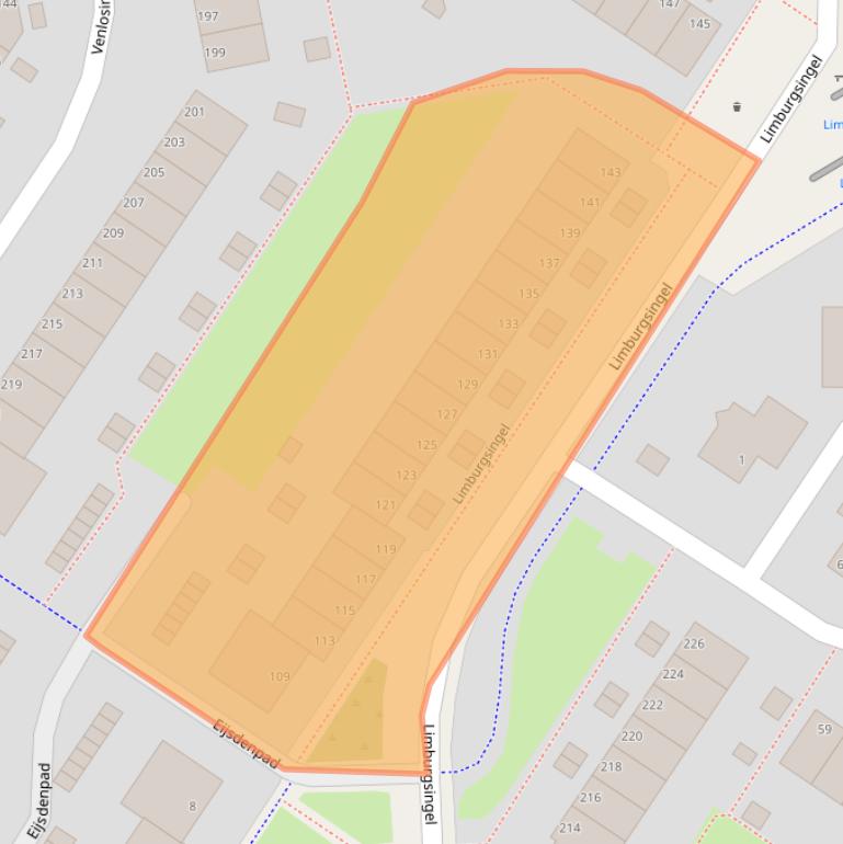 Kaart van postcodegebied 6845DX.