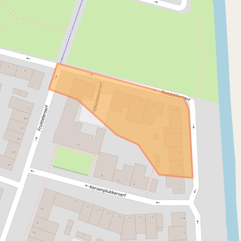 Kaart van postcodegebied 6846AZ.