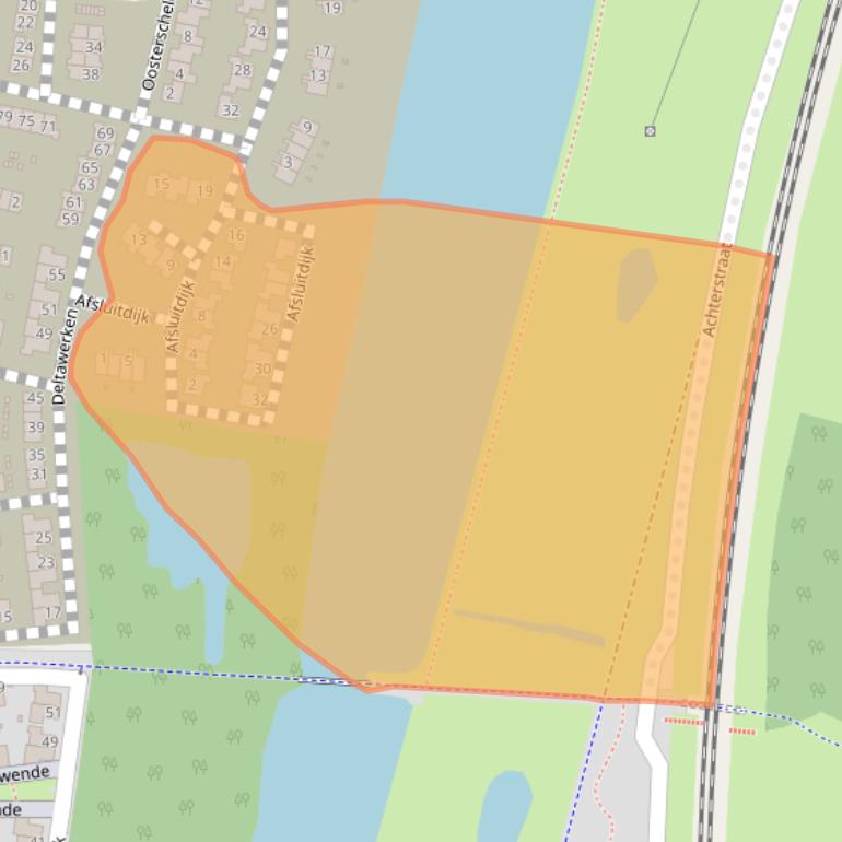 Kaart van postcodegebied 6846TH.