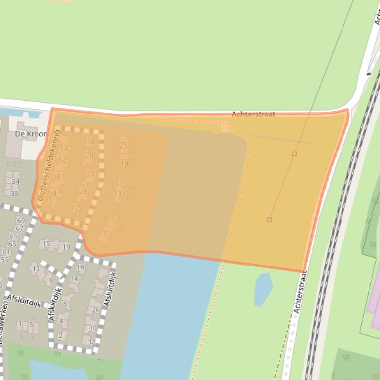 Kaart van postcodegebied 6846TJ.