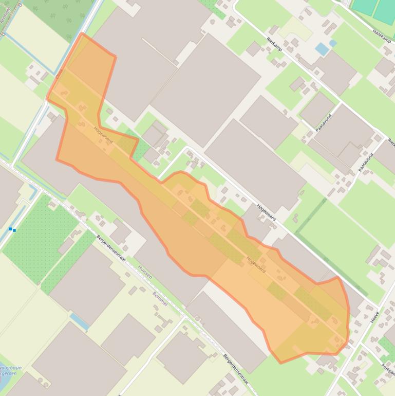 Kaart van postcodegebied 6851EV.