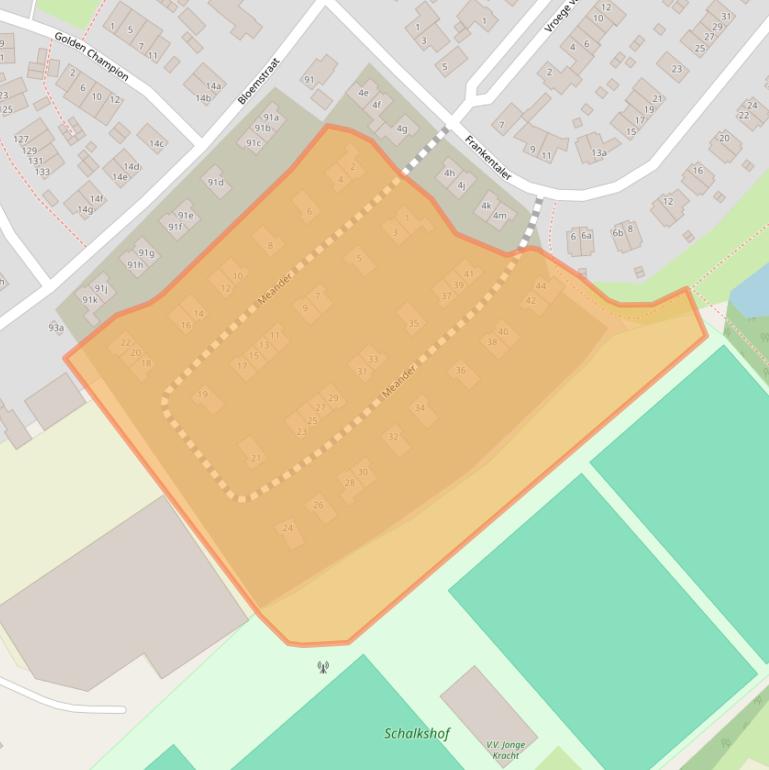 Kaart van postcodegebied 6851VT.