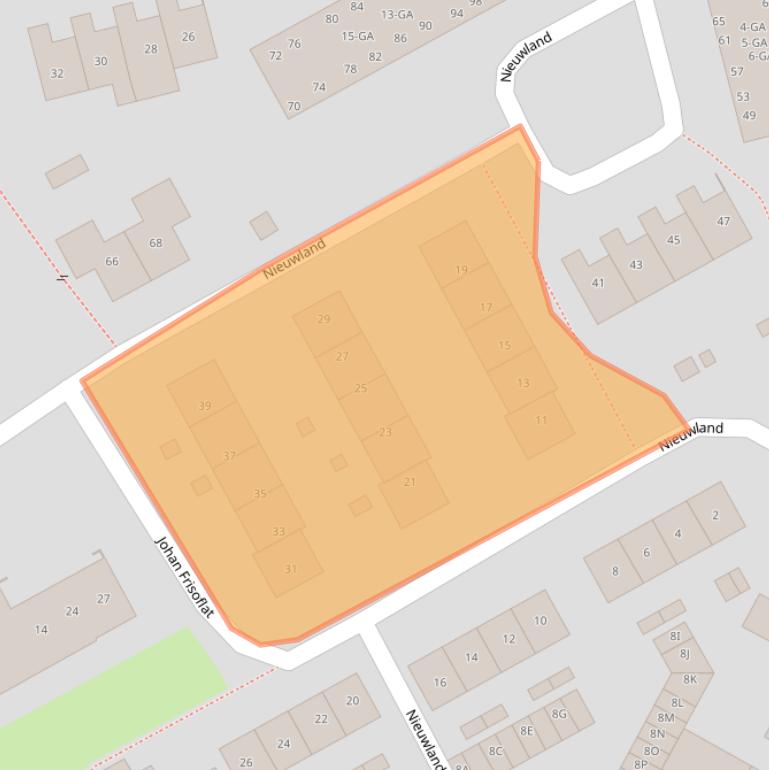 Kaart van postcodegebied 6862GA.