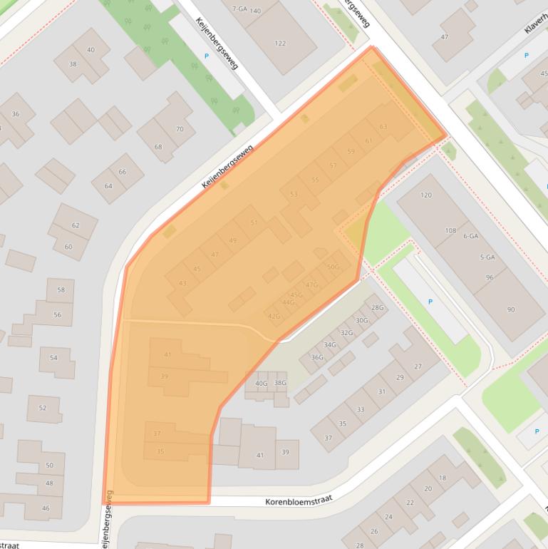 Kaart van postcodegebied 6871WH.