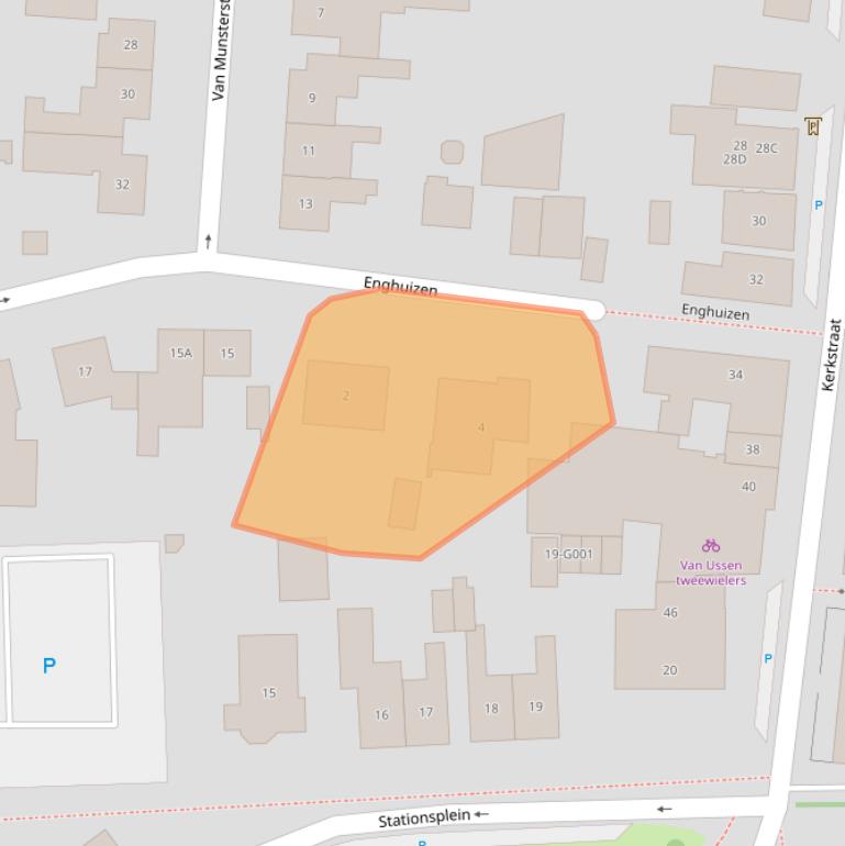 Kaart van postcodegebied 6901BA.