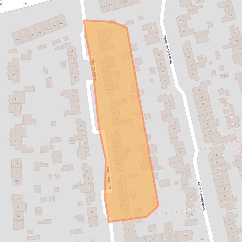 Kaart van postcodegebied 6901ES.