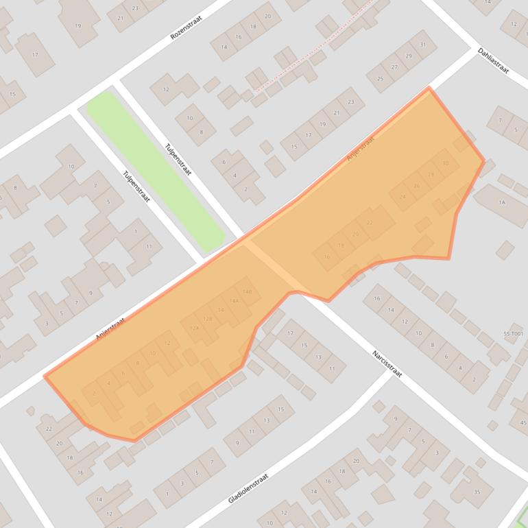 Kaart van postcodegebied 6901HZ.