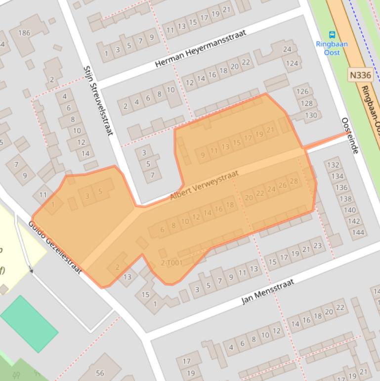 Kaart van postcodegebied 6901KV.