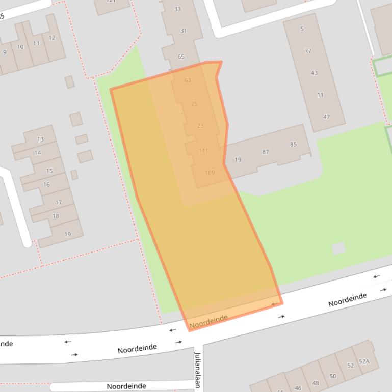 Kaart van postcodegebied 6903DD.