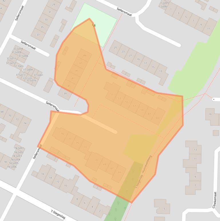 Kaart van postcodegebied 6903XK.