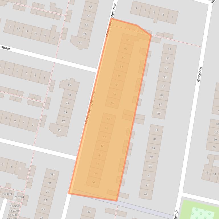 Kaart van postcodegebied 6904AV.