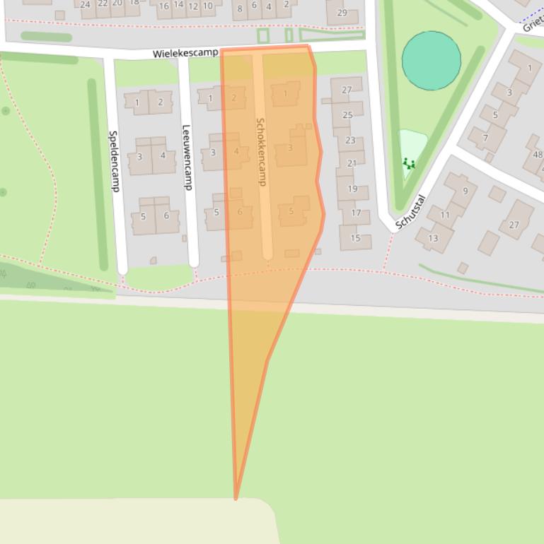 Kaart van postcodegebied 6905CN.