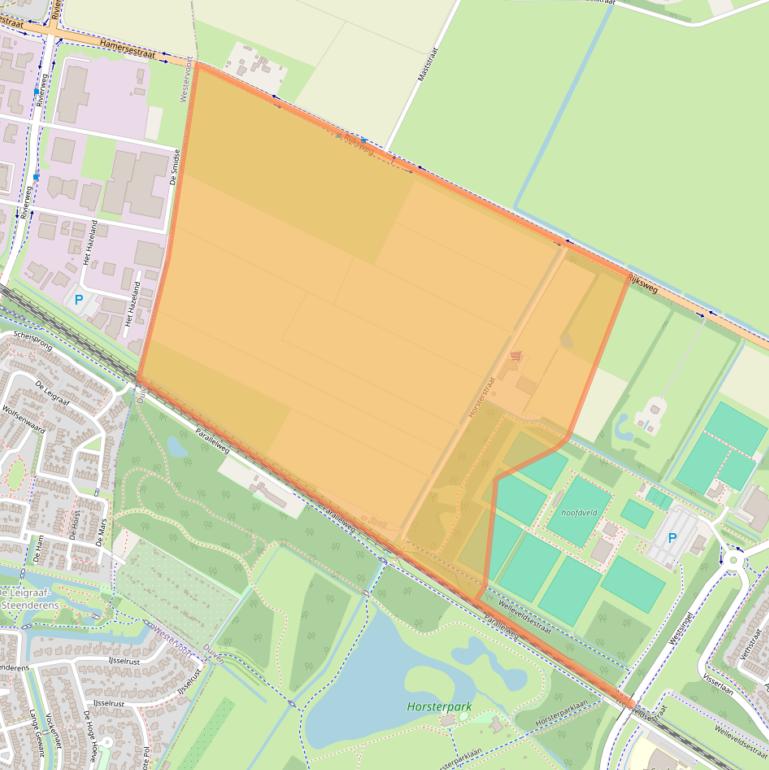 Kaart van postcodegebied 6921AM.