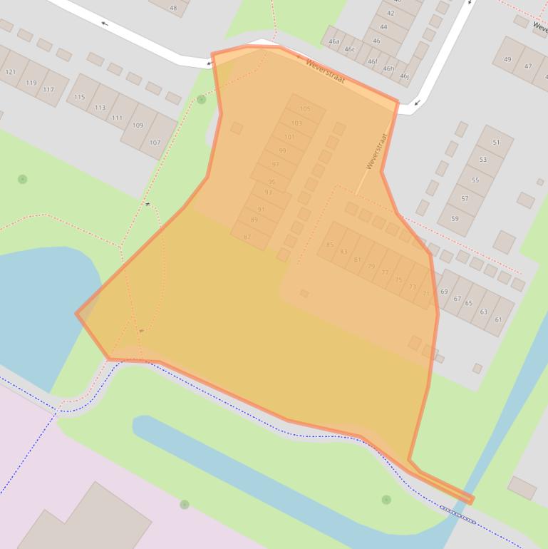 Kaart van postcodegebied 6921GC.