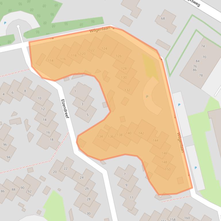 Kaart van postcodegebied 6921HL.