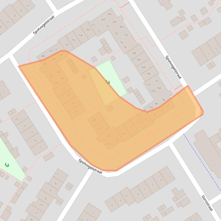 Kaart van postcodegebied 6921KV.