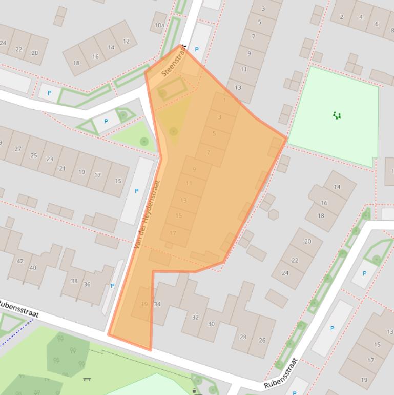 Kaart van postcodegebied 6921LL.