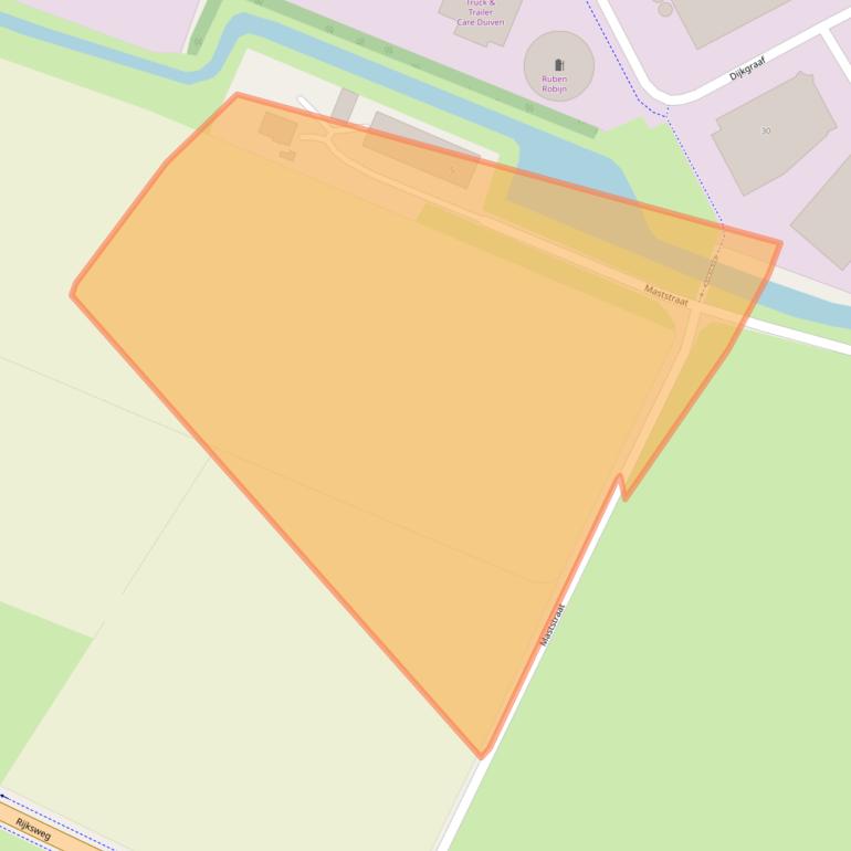 Kaart van postcodegebied 6921PT.