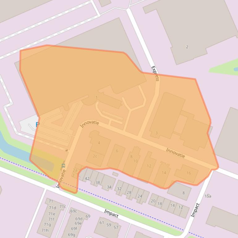 Kaart van postcodegebied 6921RN.