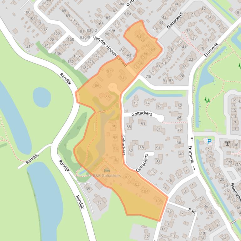 Kaart van postcodegebied 6931HE.