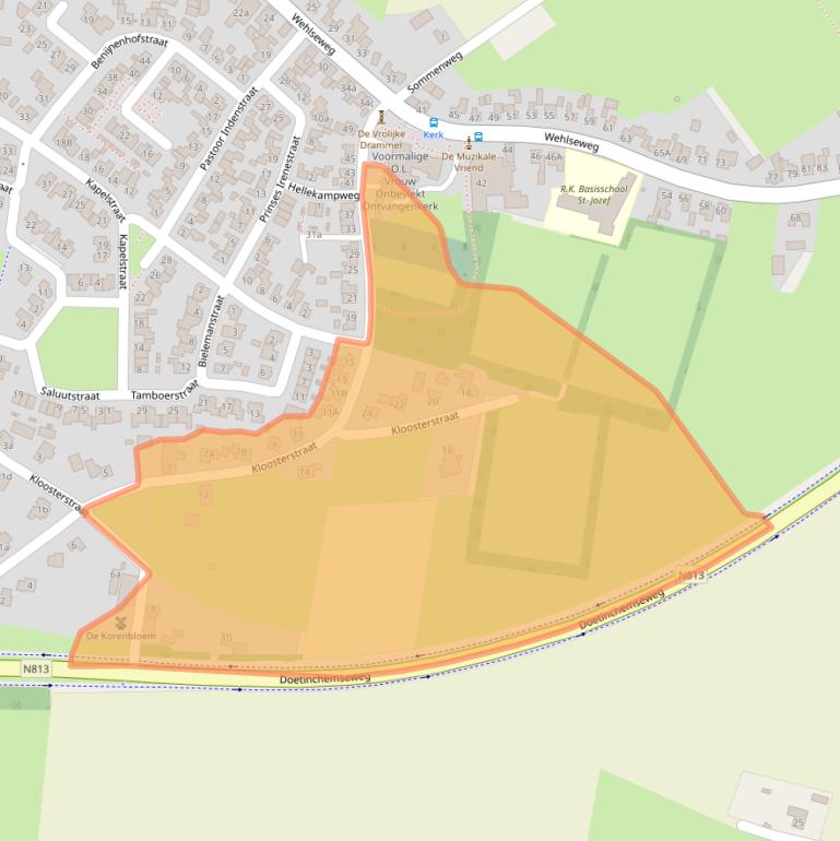 Kaart van postcodegebied 6941DW.