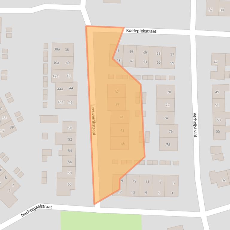 Kaart van postcodegebied 6942CL.