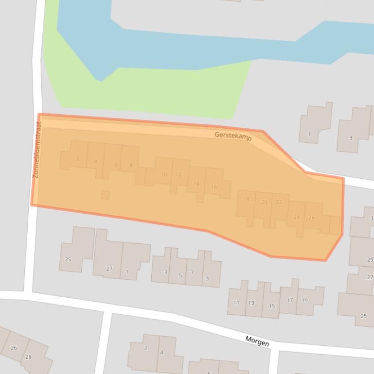 Kaart van postcodegebied 6942LG.